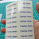 Pencil Personalised Custom School Children’s Name Colourful Labels