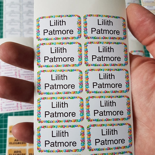 Name Labels For Water Bottles Personalised Stick-on Tags