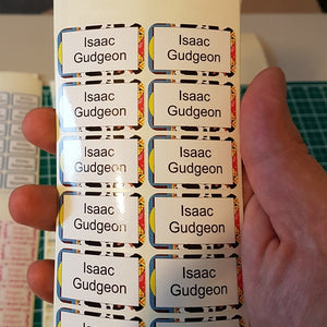 Personalized Waterproof Stick-on Name Labels For Water Bottle