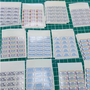 Custom Printed Name Stickers