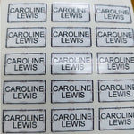Custom Printed Name Stickers