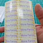 Pencil Custom Stickers Stick On Name Labels