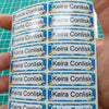 Pencil Custom Stickers Stick On Name Labels Mini