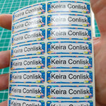 Pencil Stick on Name Tag- Waterproof Stickers Kids
